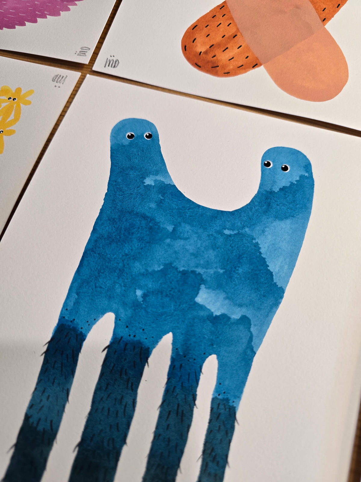 Fred and Zeelah original artwork