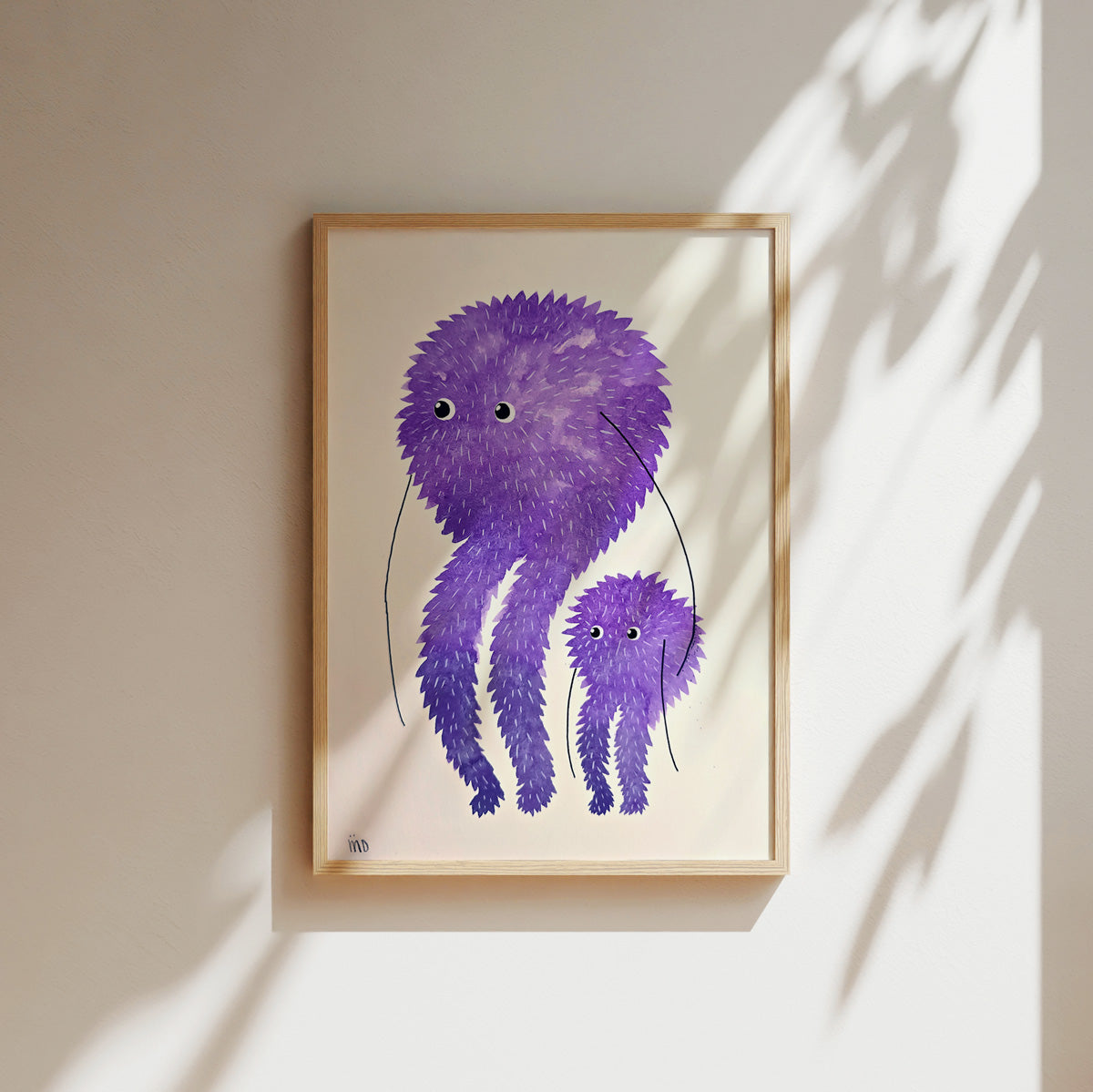 Jez and Bimbi (The furry ones) original artwork