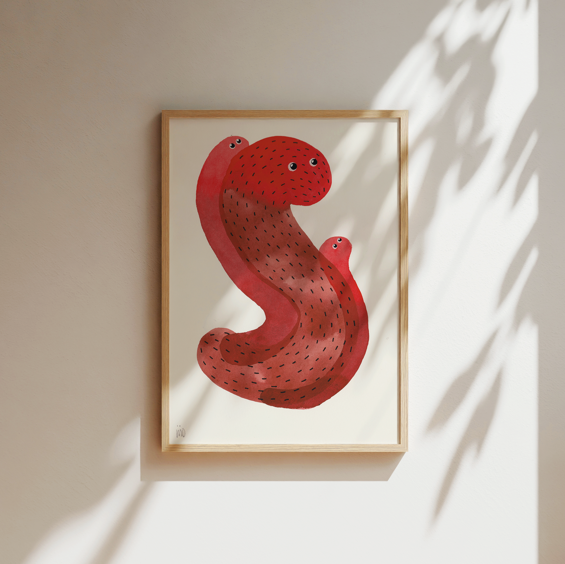 Trin, Spur and Silk original artwork