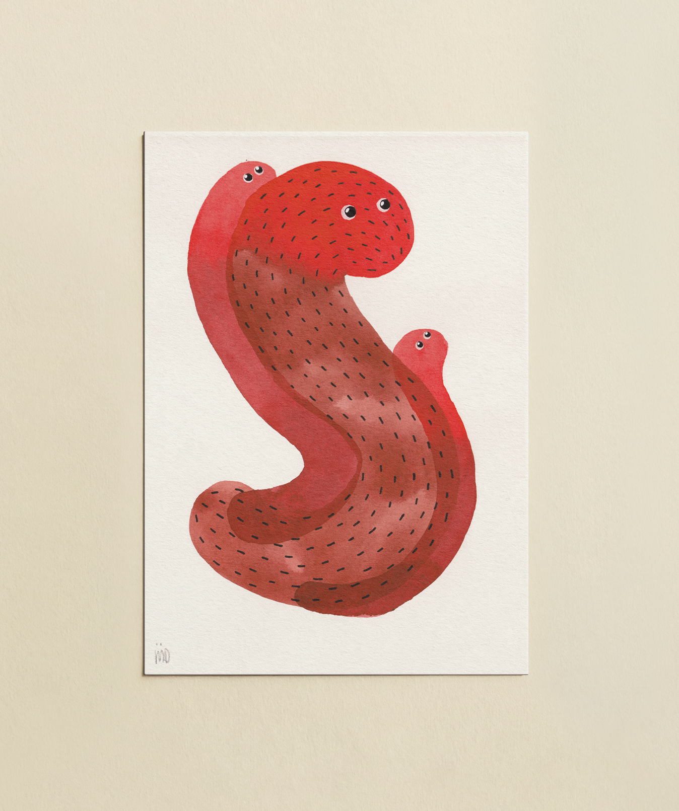 Trin, Spur and Silk original artwork